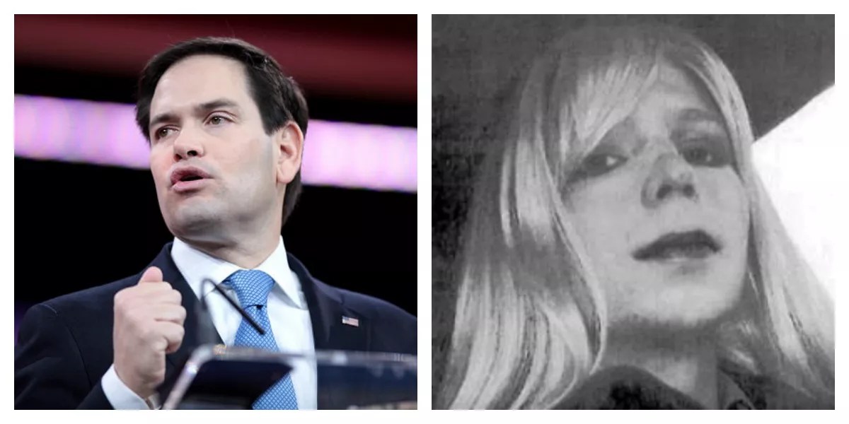 Rubio Refuses to Use Chelsea Manning’s First Name While Condemning Clemency