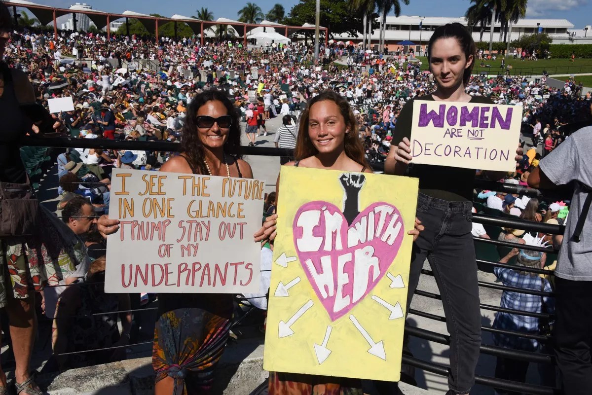 National Group from Florida Asks Women’s Marchers to Fight for Equal-Rights Amendment