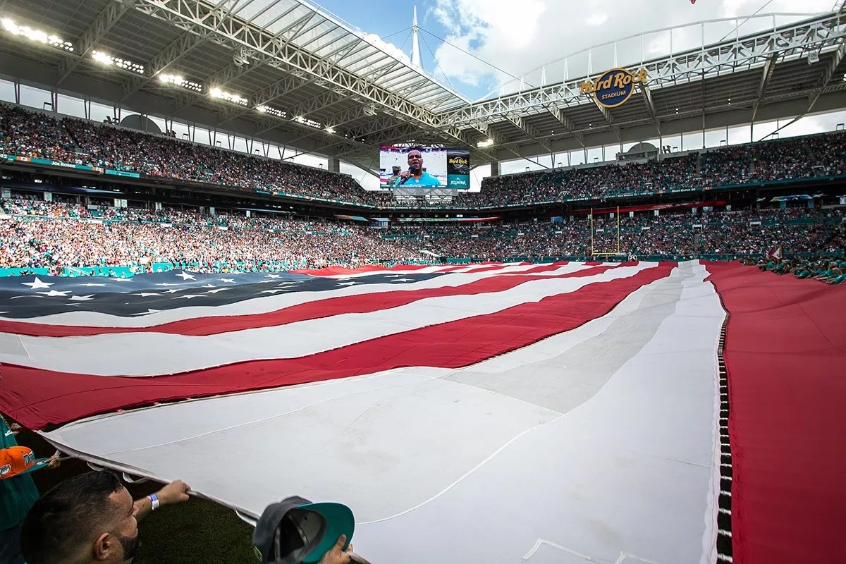Miami Dolphins Should Do Away With National Anthem Singers and Let Crowd Sing Instead