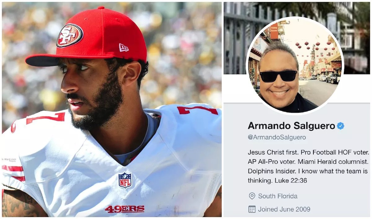 Anti-Kaepernick <i>Miami Herald</i> Columnist Calls NFL Players “Dogs,” Coaches “Masters”