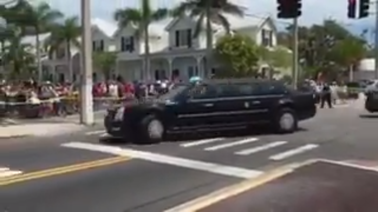 Enjoy This Video of Key West Residents Cursing at Trump’s Motorcade