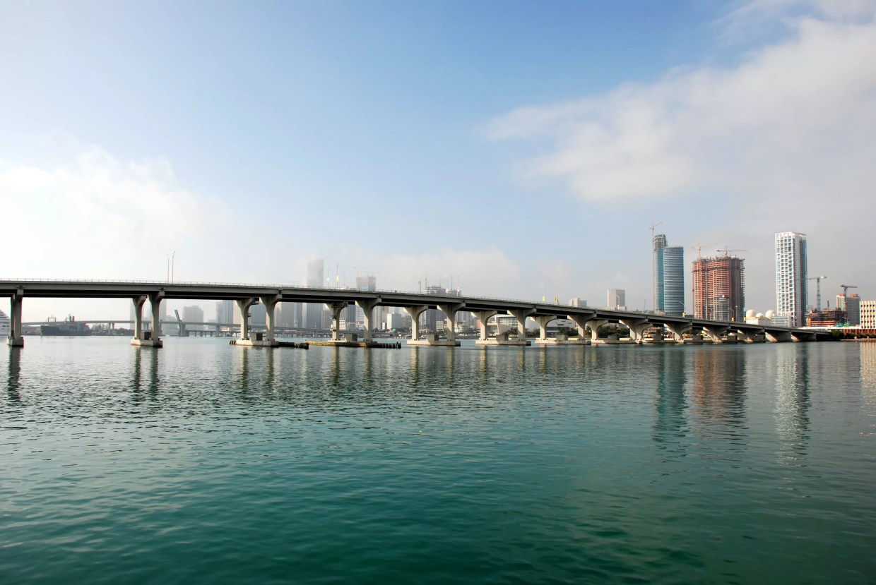 Two-Year MacArthur Causeway Project Is Already a Nightmare for Beach Commuters