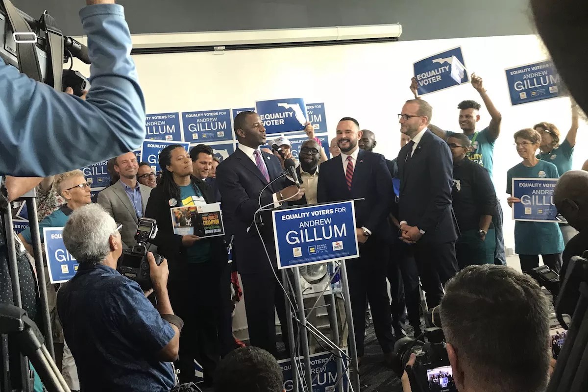 At Wynwood Rally, Andrew Gillum Pledges to Ban Discrimination by Sexual Orientation