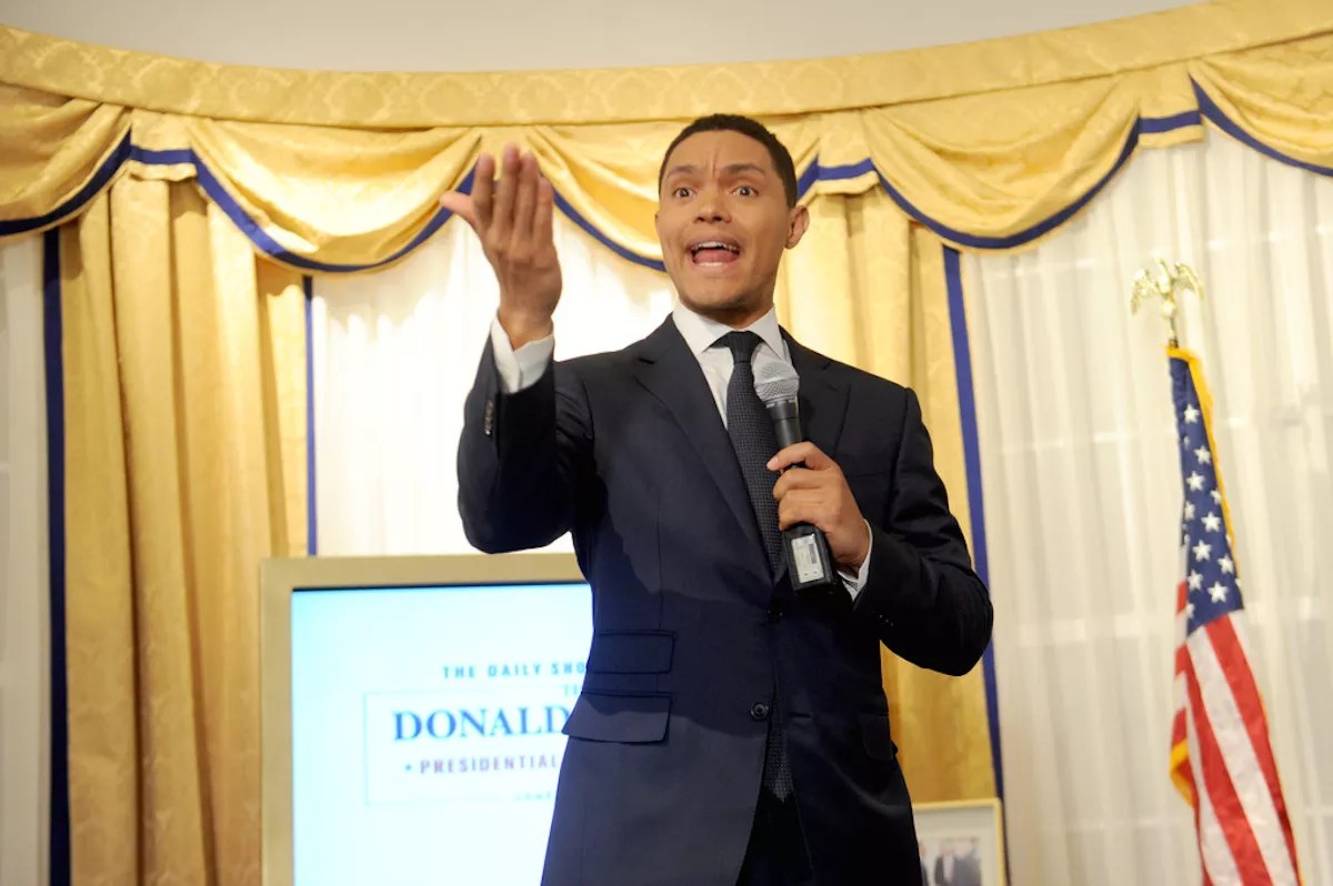 <i>The Daily Show</i>‘s Donald J. Trump Presidential Twitter Library Lands in Miami