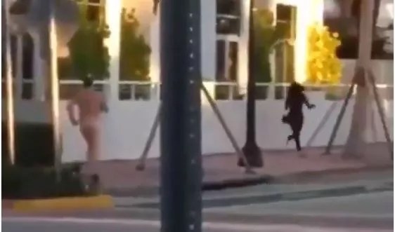 The Story Behind That Viral Video of a Naked Man Chasing a Woman Who Stole His Rolex