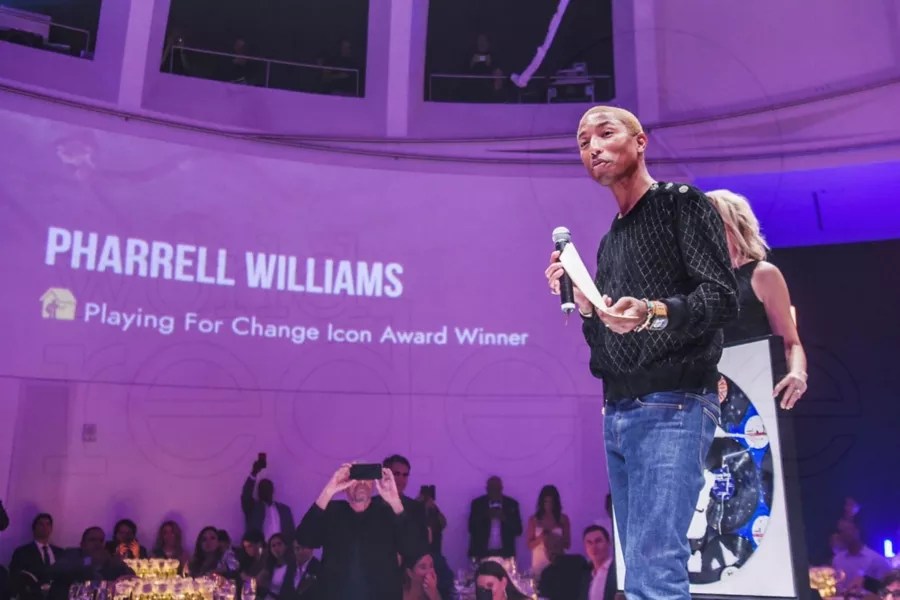 Eyes on Miami: Pharrell Williams, Phil Collins, Jaime Foxx, and Others