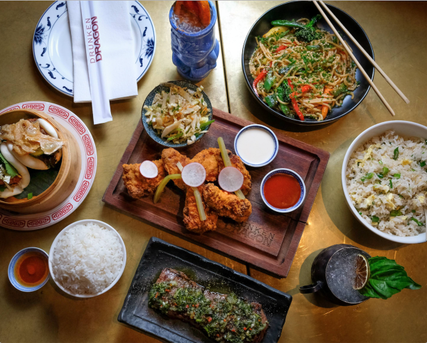 As assortment of  dishes