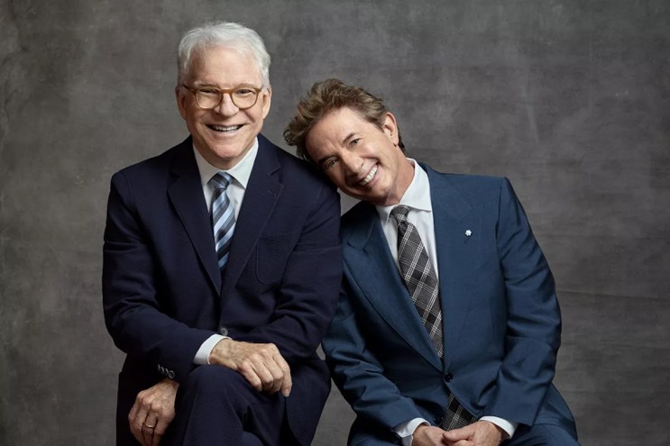 Headshot of comedians Steve Martin and Martin Short