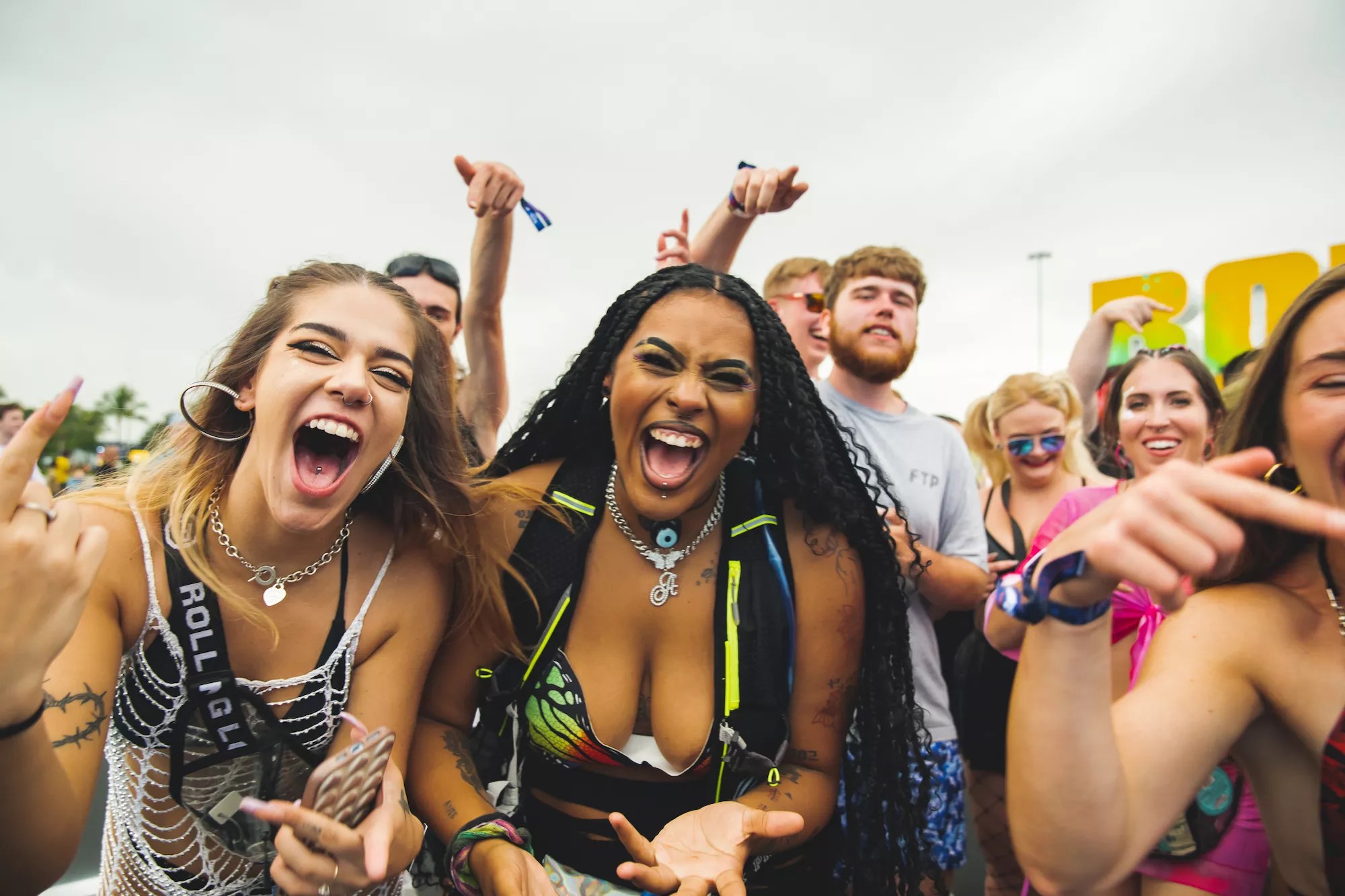Fans screaming at Rolling Loud in Miami