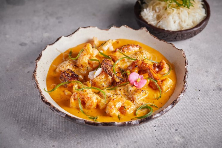 A fish dish in a bowl