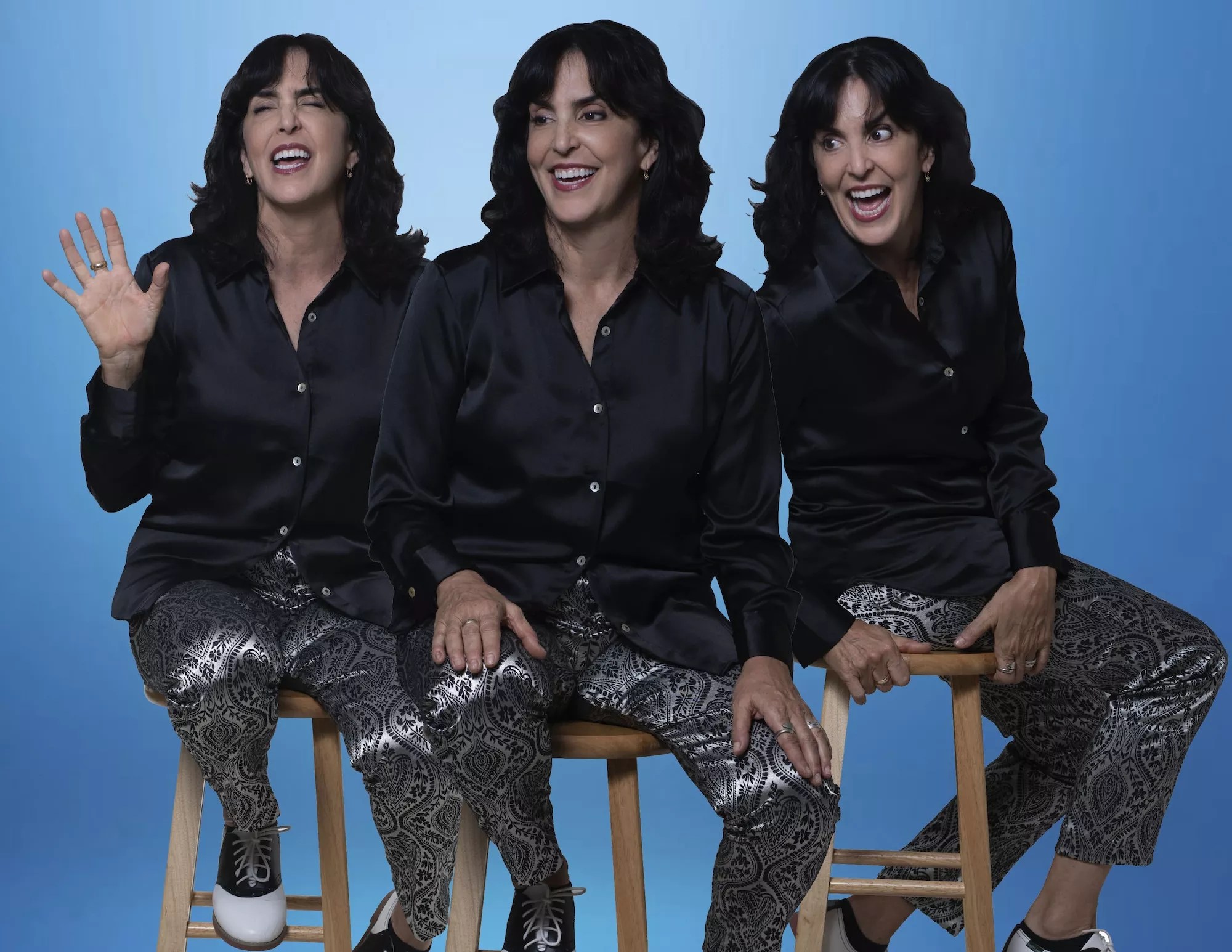 Three images of Elena Maria Garc