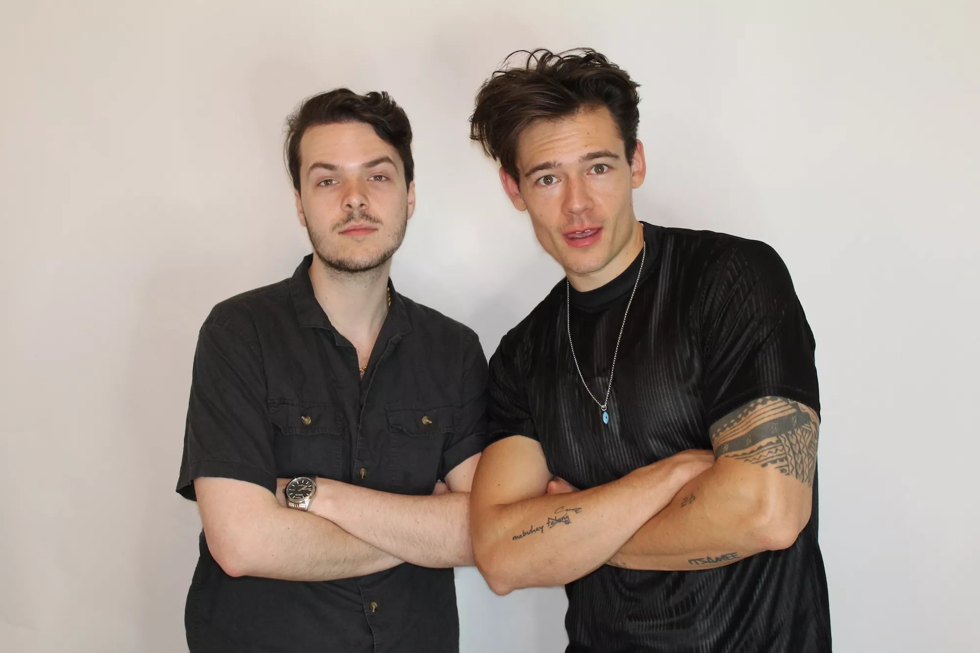 Portrait of Clayton Horwitz and Mario Adrion