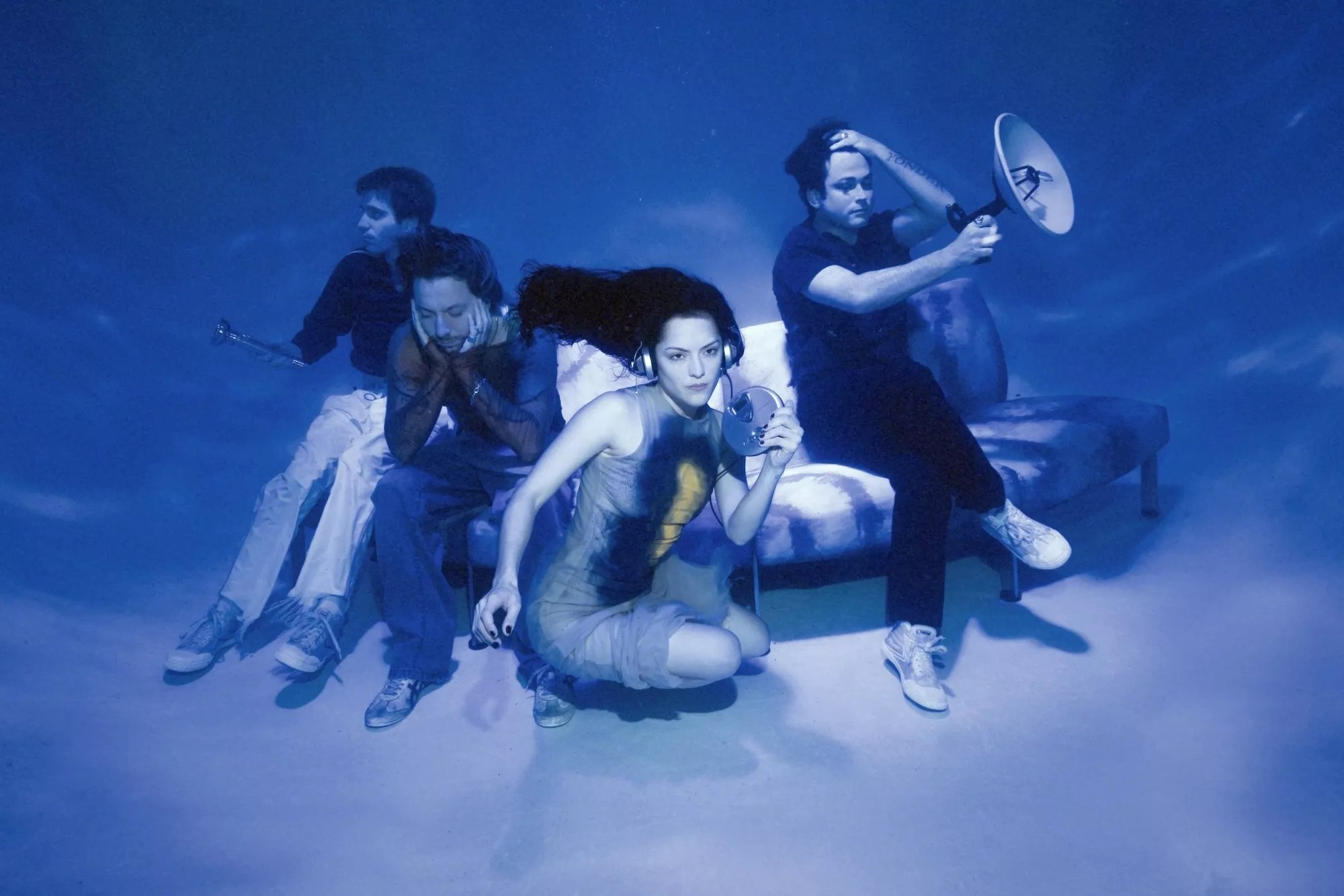 Portrait of the members of the Marias