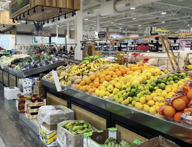 a grocery store aisle