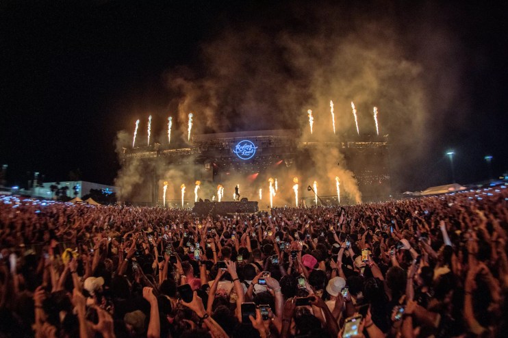 The stage at Rolling Loud in Miami