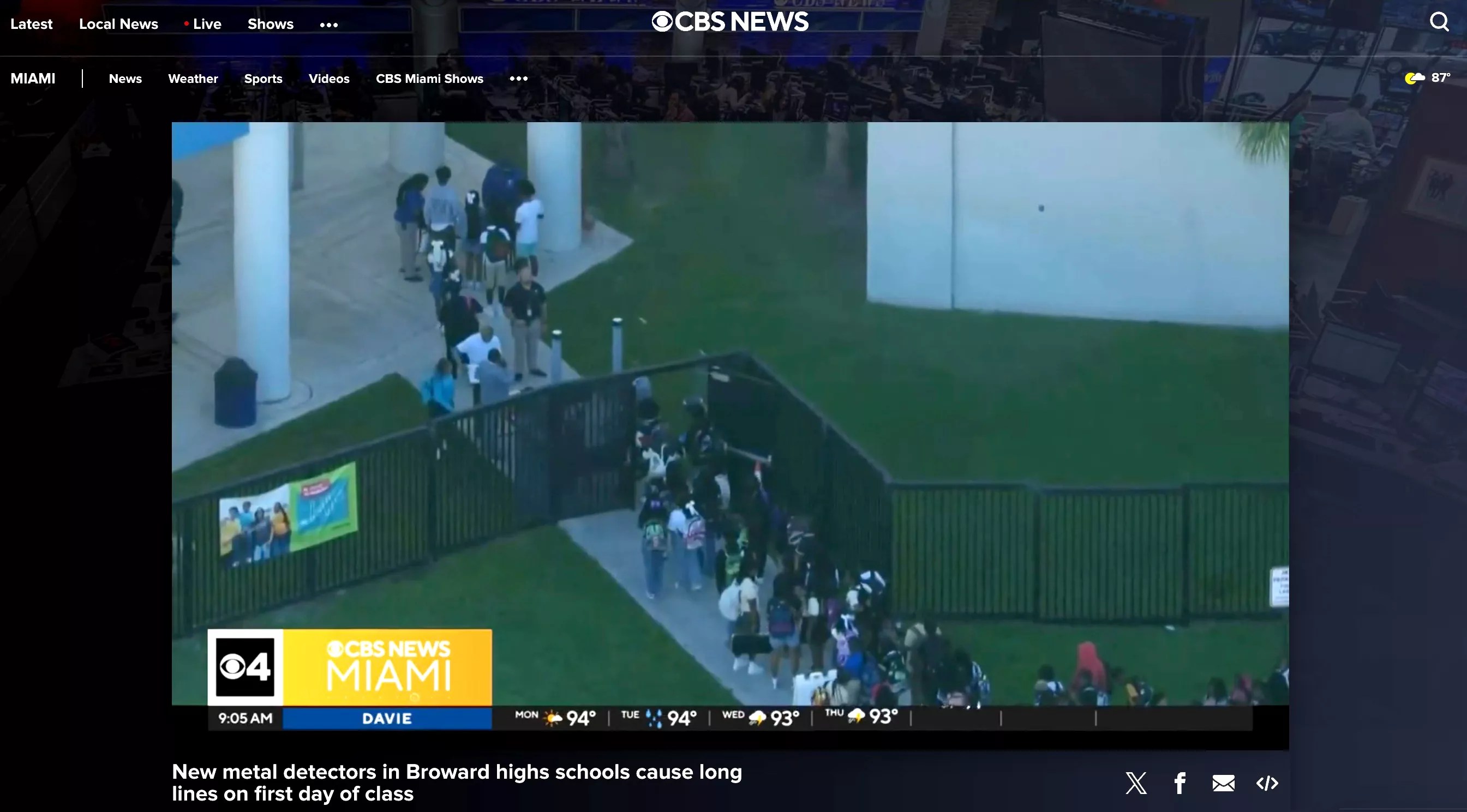 a screenshot from a TV news broadcast