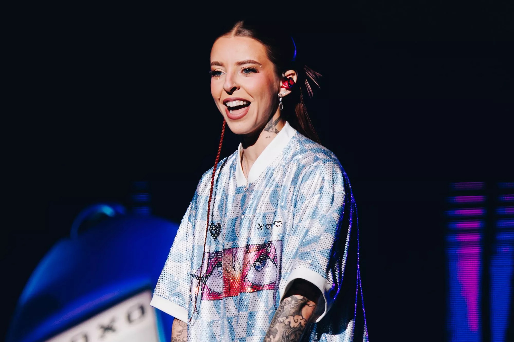 Young Miko performing at Hard Rock Live in Hollywood, Florida