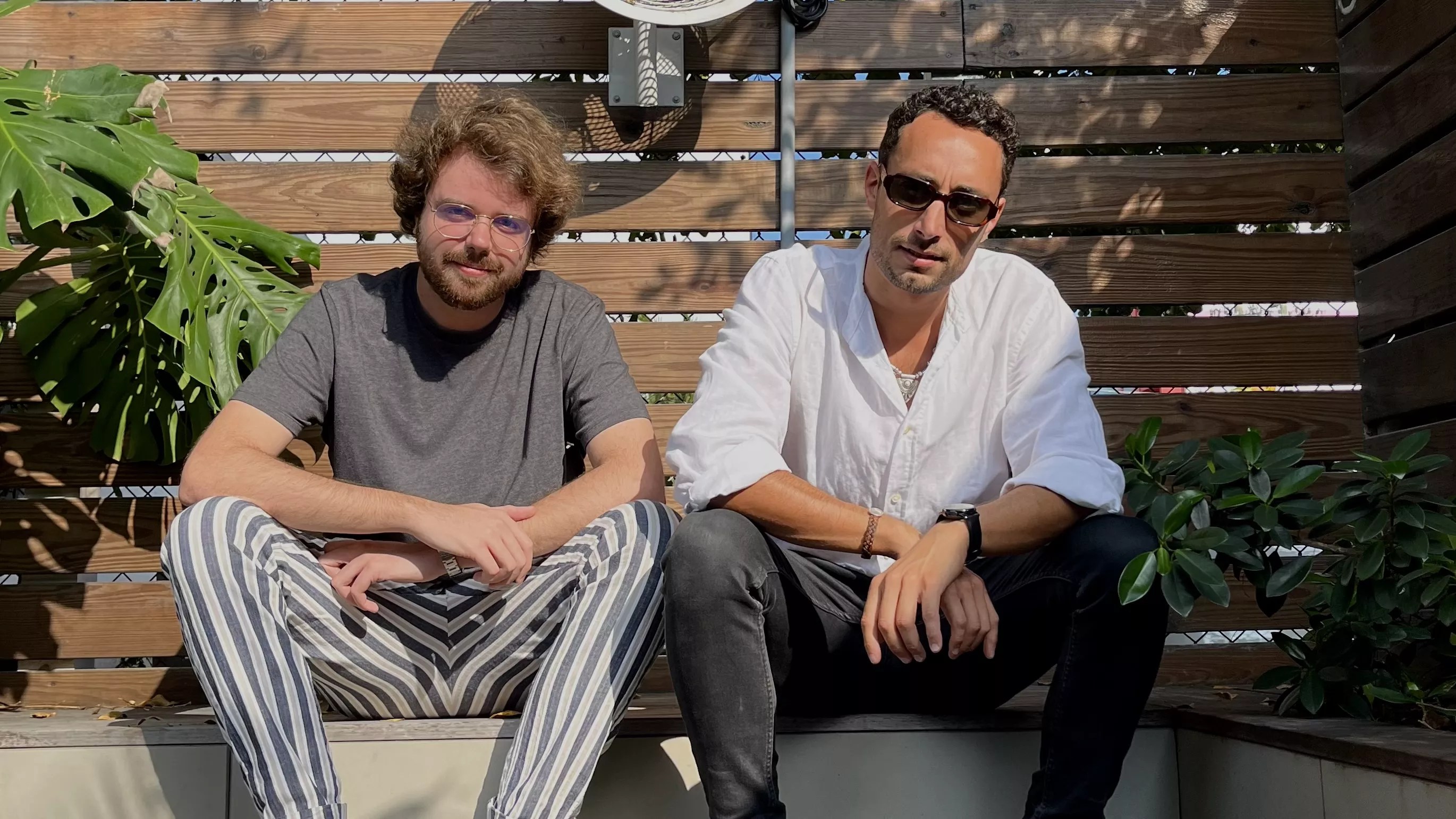 Portrait of Jamie Bolin and Duck Romero