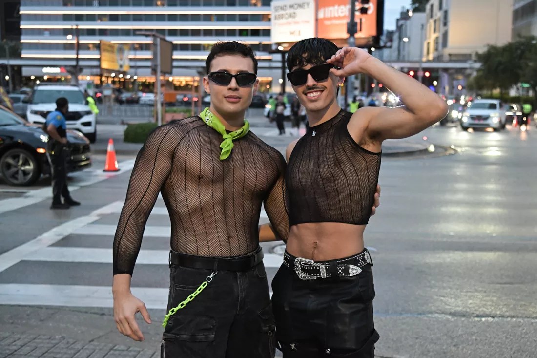 Fans at the Sweat Tour at the Kaseya Center in Miami