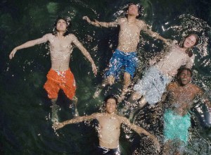 Photo of boys floating in a spring in Florida