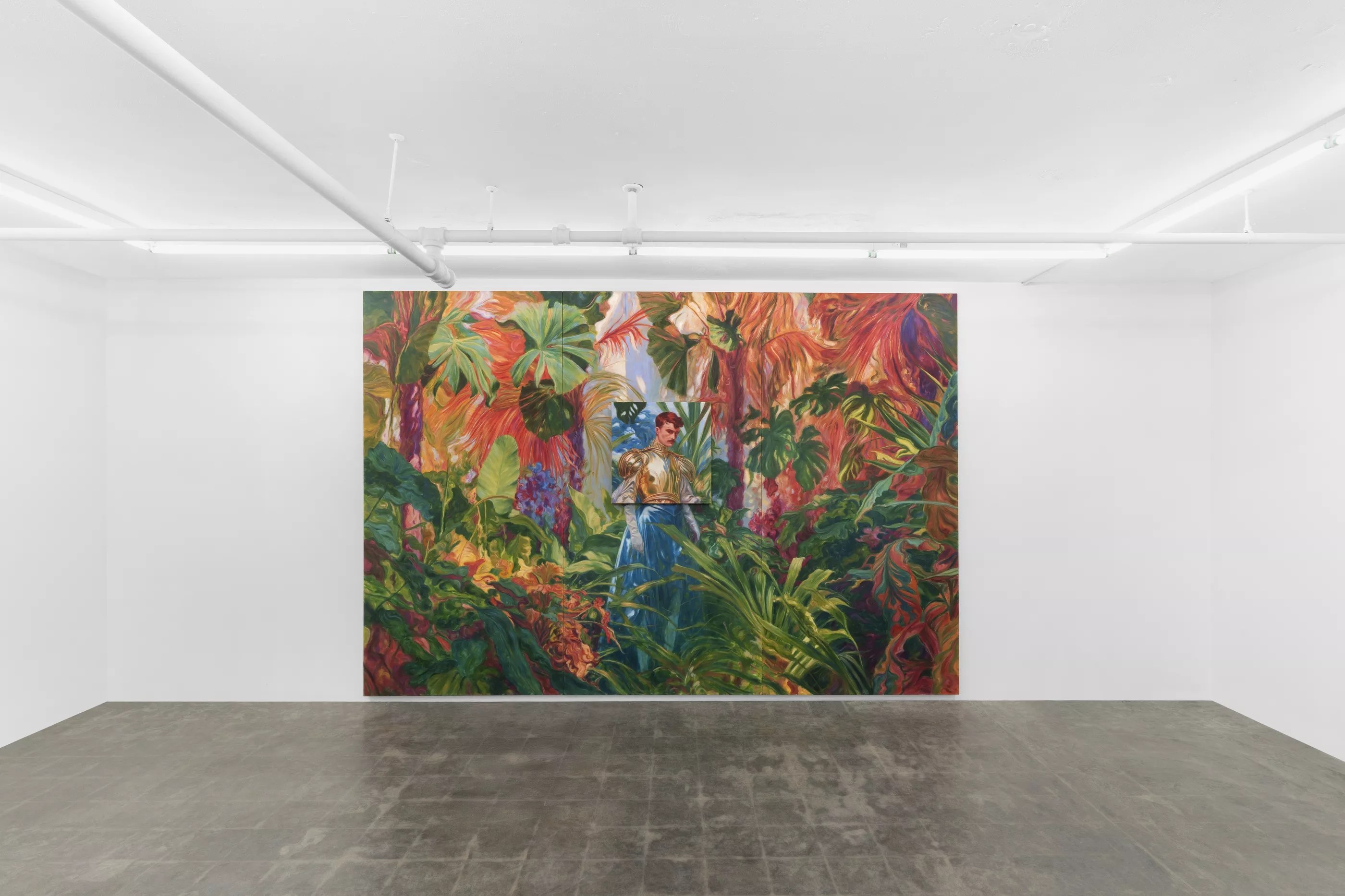 Abstract painting by Marlon Portales