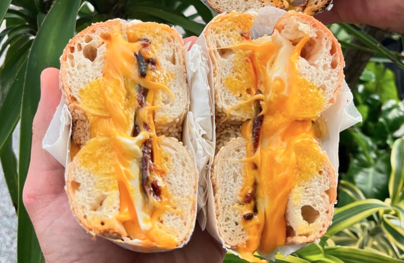 cheesy bagel