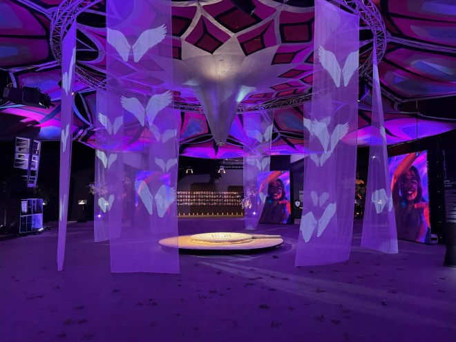 Inside the nova exhibit