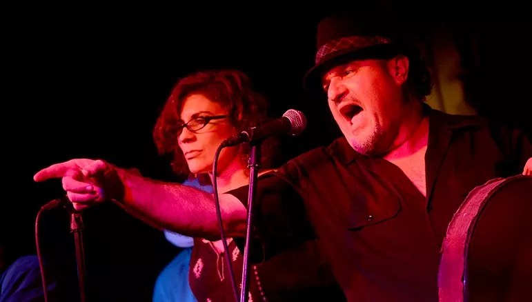 Rey "Conga" Diaz on stage in Miami in 2013