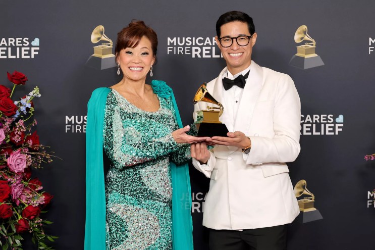 Mimy and Tony Succar at the 2025 Grammy Awards