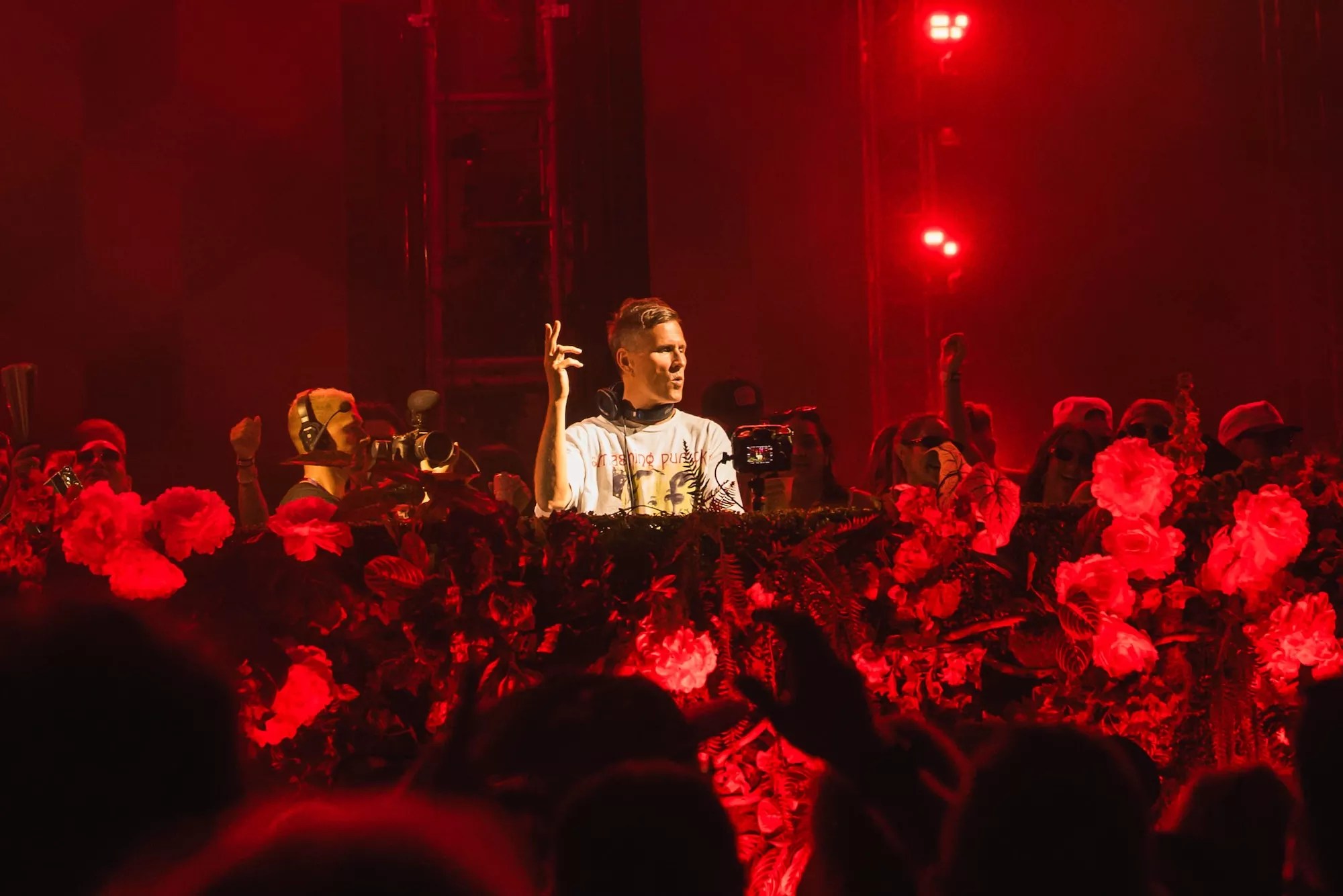 Kaskade on stage at We Belong Here Miami