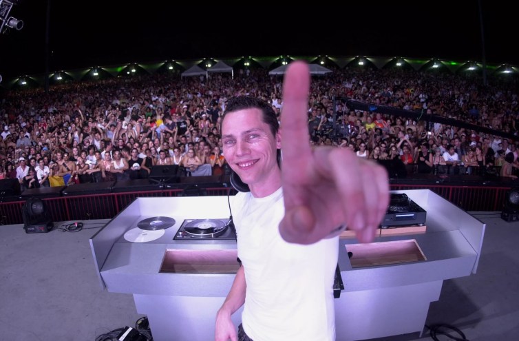 Tiësto onstage at Ultra Music Festival