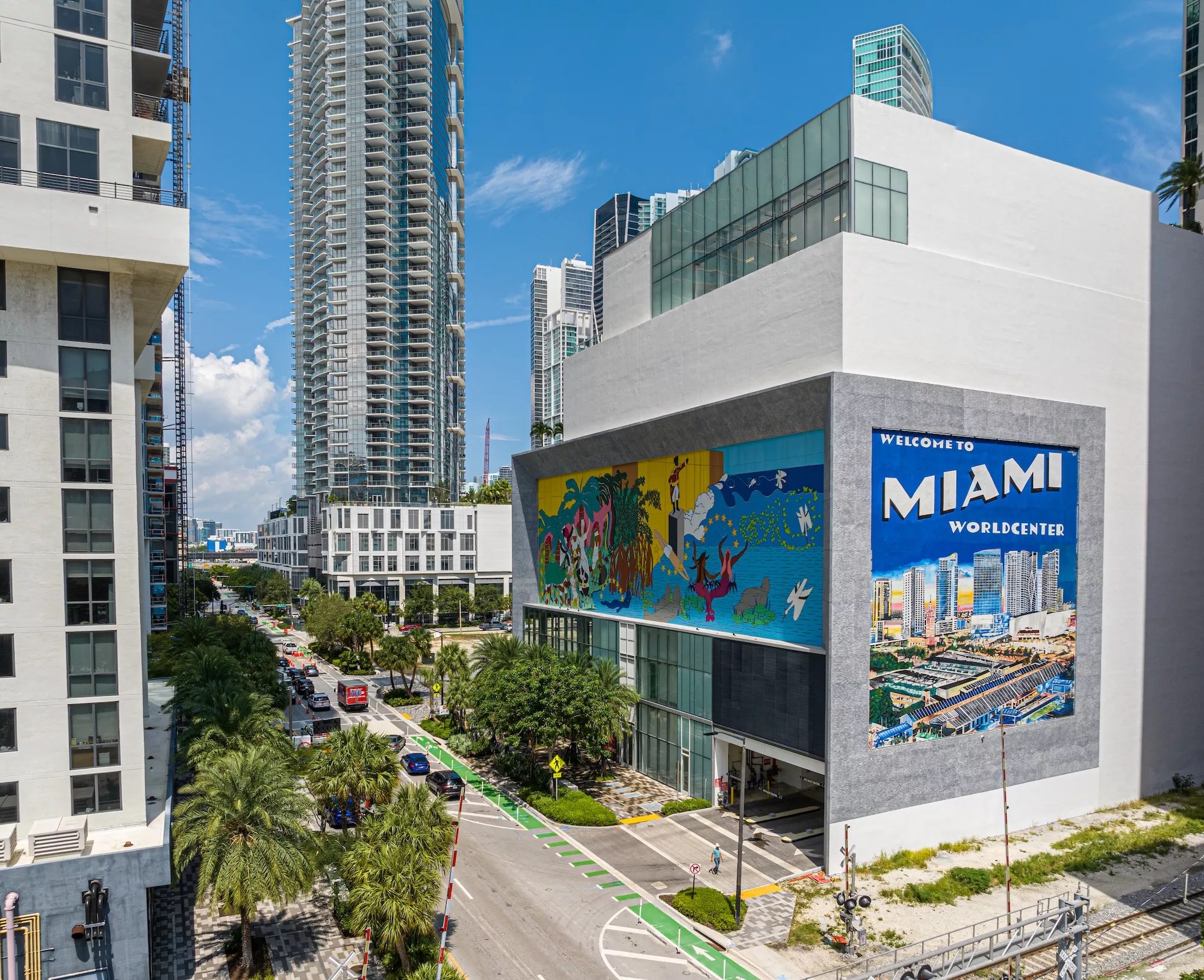 Aerial photo of the Miami Worldcenter development
