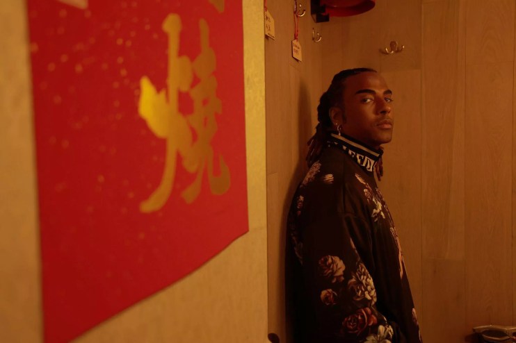 Portrait of musician Yotuel looking at the camera