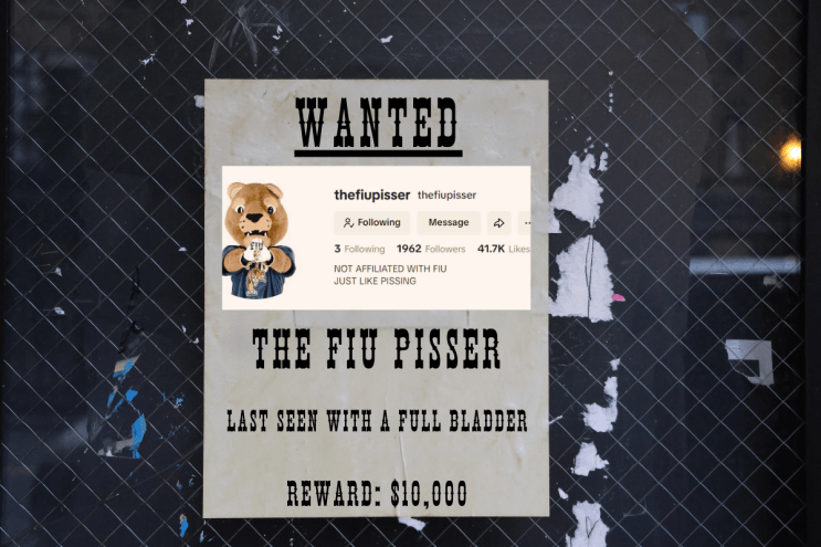 A photoshopped "Wanted" poster for @thefiupisser.
